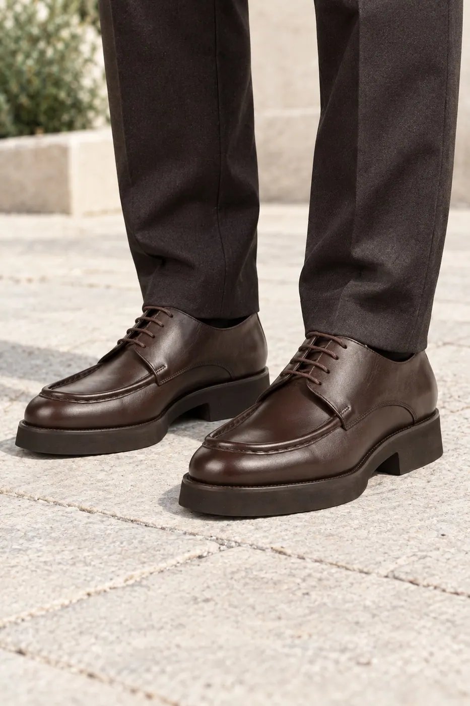 3242 Bağcıklı Ayakkabı — Kahve